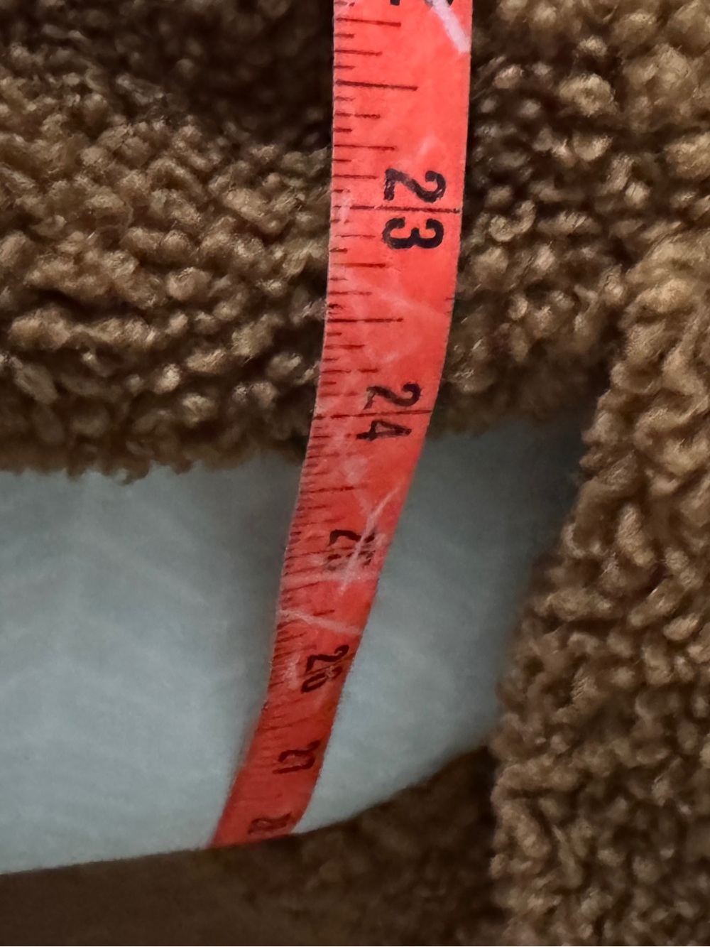 Cozy Teddy Long Coat in Camel - Picture 6 of 8